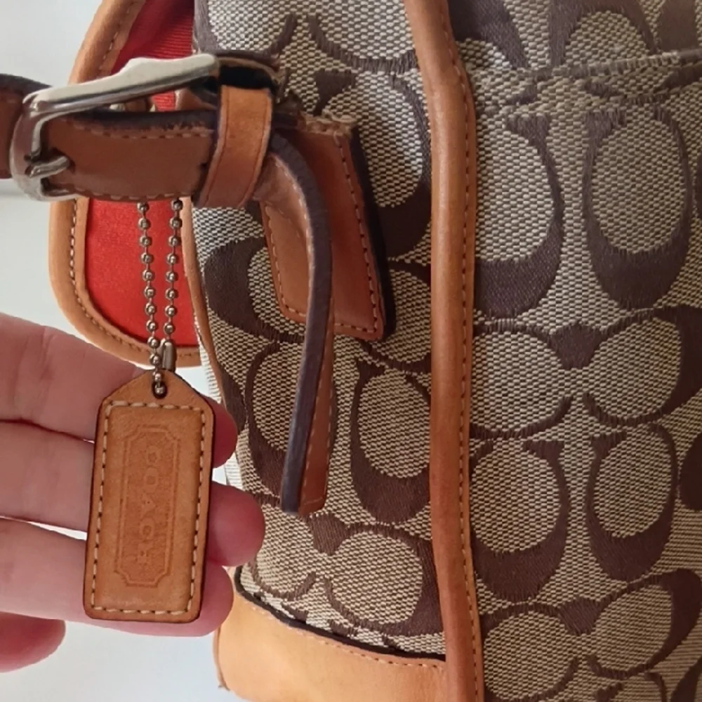 Vintage Coach Signature Frankie Crossbody Bag #6081